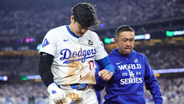 Ohtani salió lesionado del Juego 2