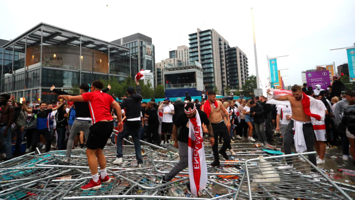 The Euro 2020 final in July was marred by fan trouble