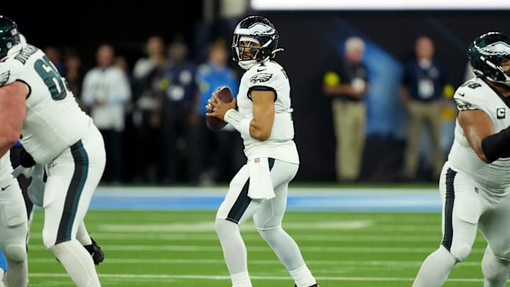 Jalen Hurts is not the largest quarterback in the NFL. Jalen Hurts is not the largest quarterback in the NFL.