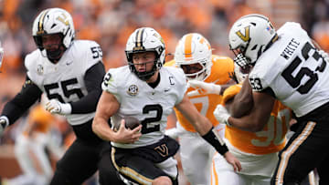 Diego Pavia, Vanderbilt Commodores, Tennessee Volunteers.