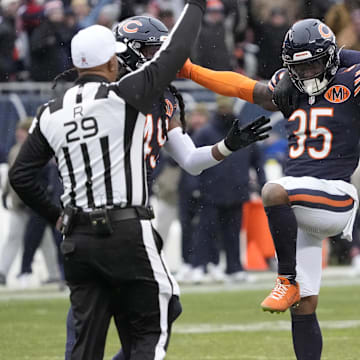 Gardner-Johnson celebrates with defensive tackle Gervon Dexter  after on of his two sacks Sunday in the win over the Giants.