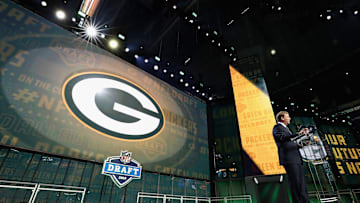 The Green Bay Packers on the clock at the NFL draft