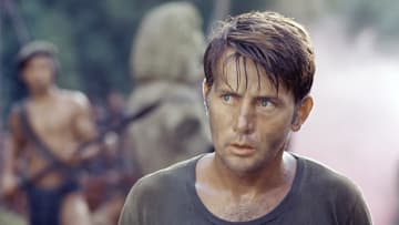 Martin Sheen on the set of "Apocalypse Now"