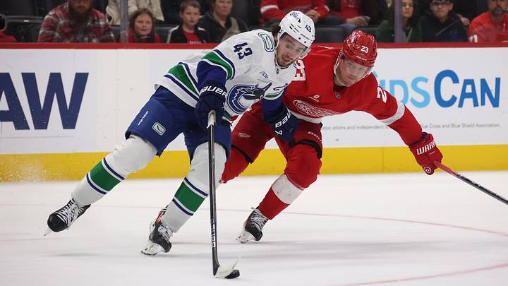 Vancouver Canucks v Detroit Red Wings