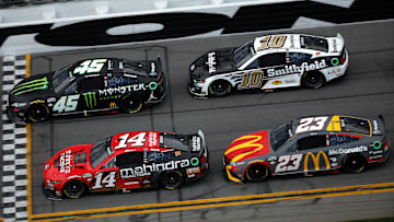 Chase Briscoe and Aric Almirola, Stewart-Haas Racing, and Tyler Reddick and Bubba Wallace, 23XI Racing, NASCAR