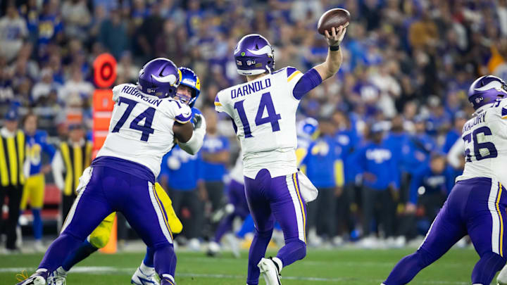 Minnesota Vikings quarterback Sam Darnold has at least one suitor this offseason when he enters free agency.