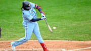 Se dice que Pablo Guerrero tienen un swing y un físico parecidos a los de su hermano Vladimir Guerrero Jr.