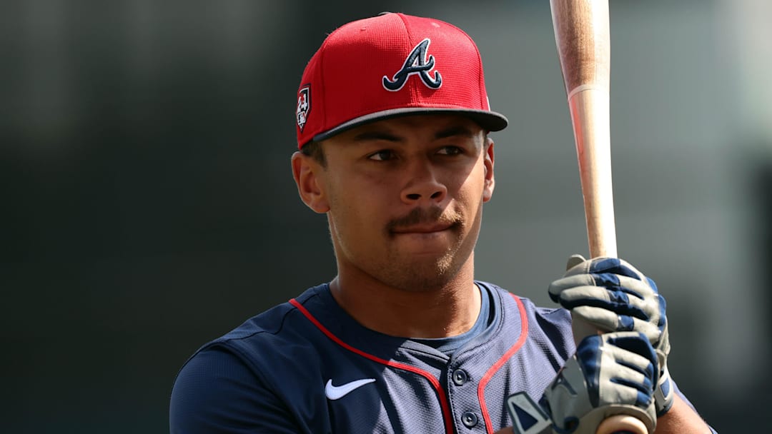 Atlanta Braves catcher Drake Baldwin sped to the top of Baseball America's Top-Ten Braves prospects for 2025.