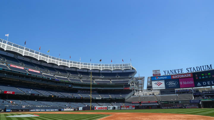 Jun 4, 2022; Bronx, New York, USA; A view of Yankee Stadium before a baseball game between the New