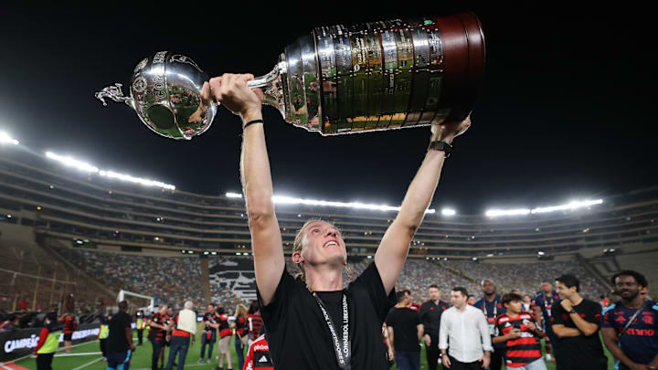 Filipe Luís conquistou quatro títulos pelo Flamengo na atual temporada