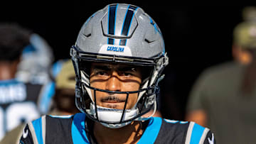 Carolina Panthers quarterback Bryce Young