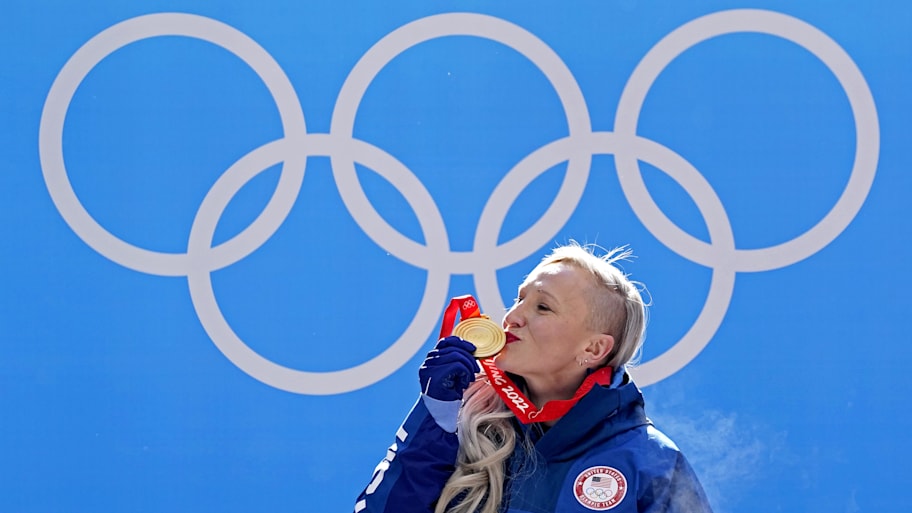 Kaillie Humphries won the monobob during the Beijing 2022 Olympic Winter Games