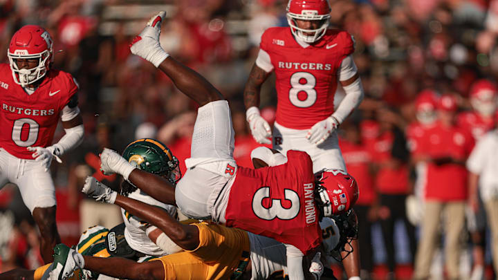 Rutgers Scarlet Knights running back Antwan Raymond 