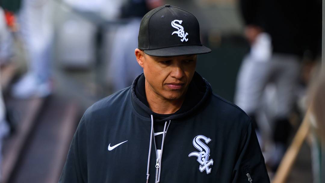 May 18, 2026; Seattle, Washington, USA; Chicago White Sox manager Will Venable leaves the dugout after being ejected by home plate umpire Tripp Gibson (73) (not pictured) after a runner interfernece call against against the Chicago White Sox during the third inning at T-Mobile Park. Mandatory Credit: Steven Bisig-Imagn Images