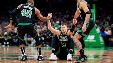 Boston Celtics, Al Horford, Kristaps Porzingis, Xavier TIllman, Luke Kornet, Neemias Queta