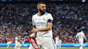 Karim Benzema vio anulado un gol por fuera de juego en la final de la Champions League