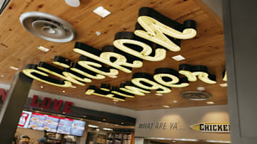 Raising Cane's Chicken Finger Sign. Image Credit to Raising Cane's. 