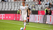 Andreas Poulsen im Fohlentrikot in der Sommer-Vorbereitung