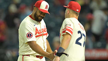 Texas Rangers v Los Angeles Angels