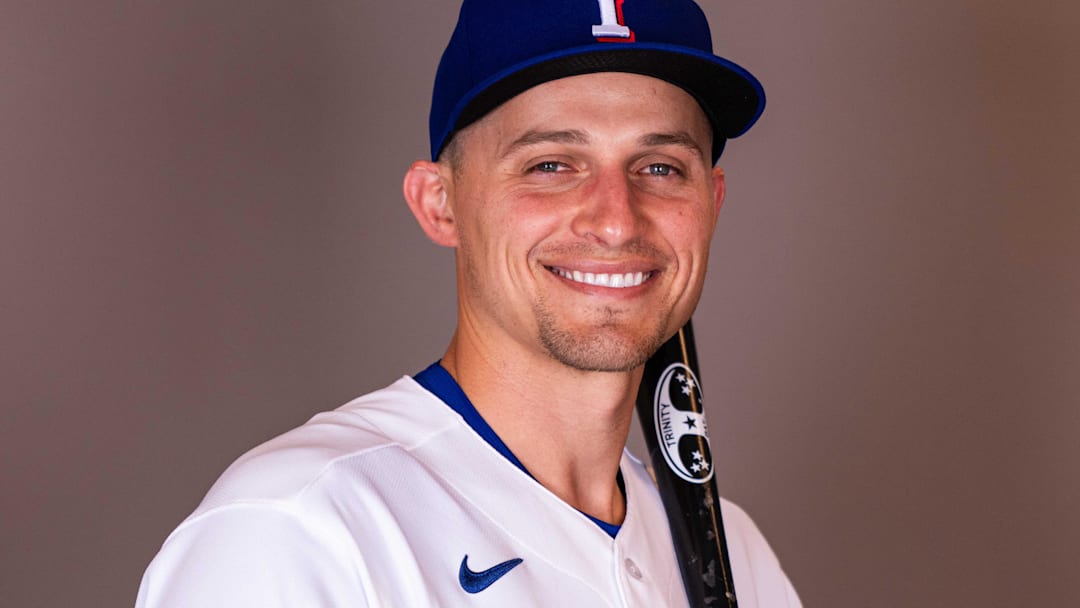 Texas Rangers shortstop Corey Seager during media day at Surprise Sports Complex.