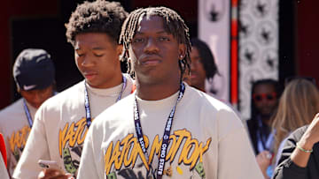 Jamier Brown, wide receiver at Wayne, soaks up the atmosphere of the game between the Ohio State Buckeyes and Texas Longhorns at Ohio Stadium on Aug. 30, 2025.