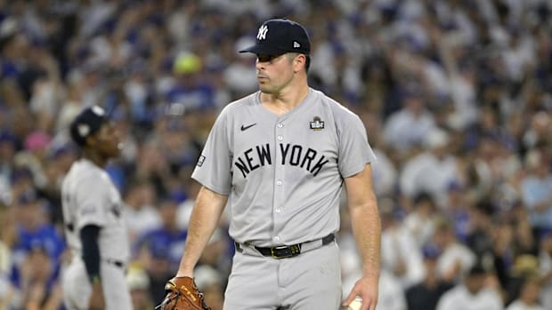 New York Yankees pitcher Carlos Rodón