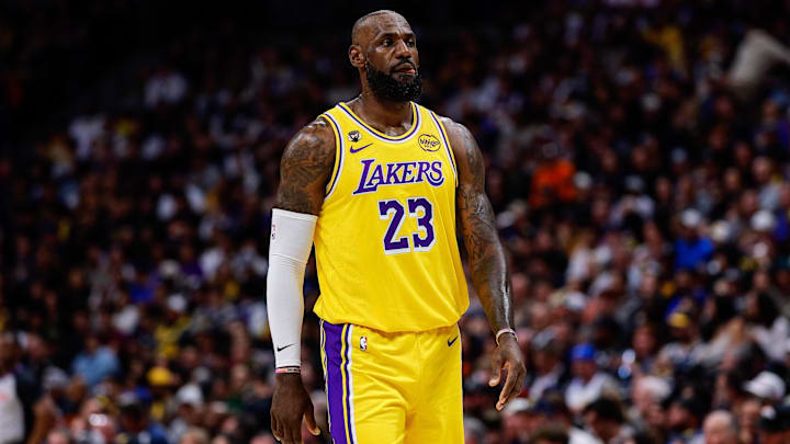 Los Angeles Lakers star LeBron James.