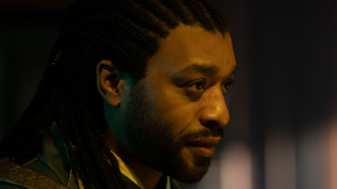 Chiwetel Ejiofor as Mordo in Marvel Studios' DOCTOR STRANGE IN THE MUTLIVERSE OF MADNESS. Photo by Jay Maidment. ©Marvel Studios 2022. All Rights Reserved.