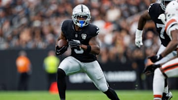 Las Vegas Raiders RB Zamir White.
