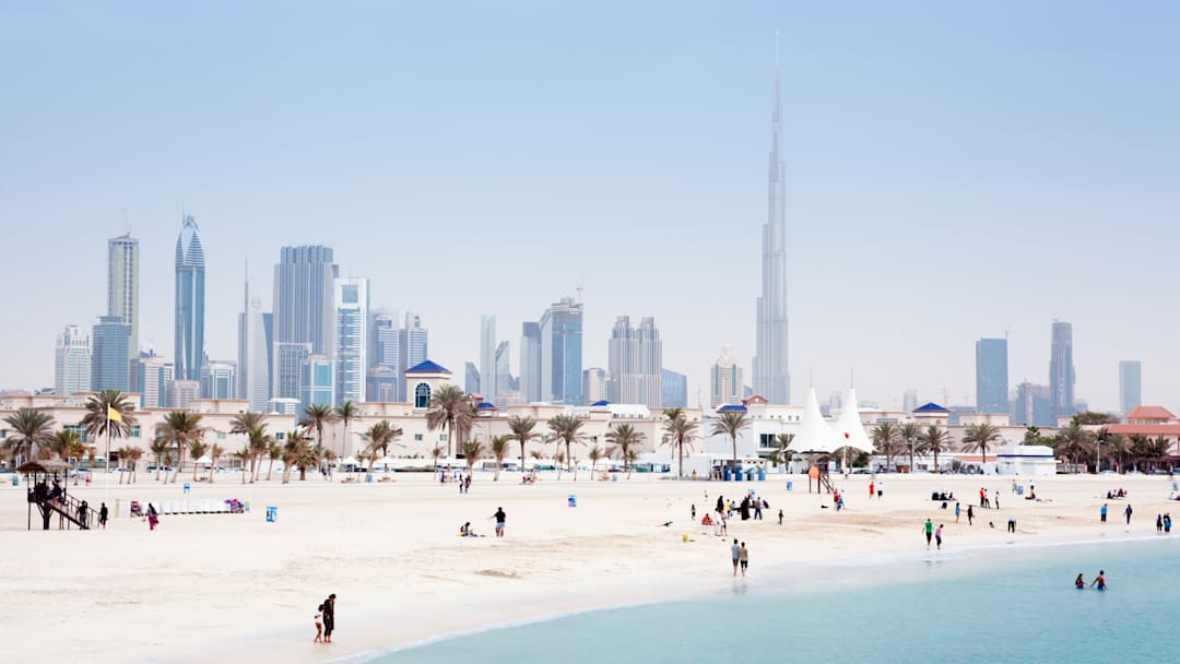 Head to Dubai some booze-free time at the beach.