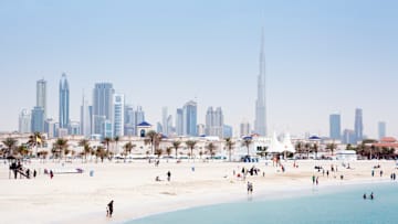 Head to Dubai some booze-free time at the beach.