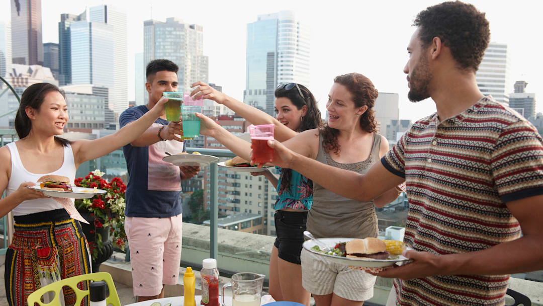 Cheers to a three-day weekend! Cheers to a three-day weekend!