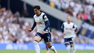Heung Min-Son during the win over Brentford 