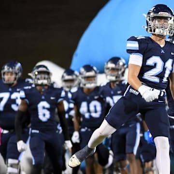 Dorman takes to the field Friday, Oct. 24, 2025, during the SCHSL football game against Gaffney at Dorman High School in Roebuck, South Carolina.