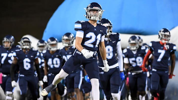 Dorman takes to the field Friday, Oct. 24, 2025, during the SCHSL football game against Gaffney at Dorman High School in Roebuck, South Carolina. Dorman takes to the field Friday, Oct. 24, 2025, during the SCHSL football game against Gaffney at Dorman High School in Roebuck, South Carolina.