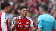Rice was surprisingly sent off