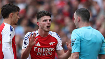 Rice was surprisingly sent off