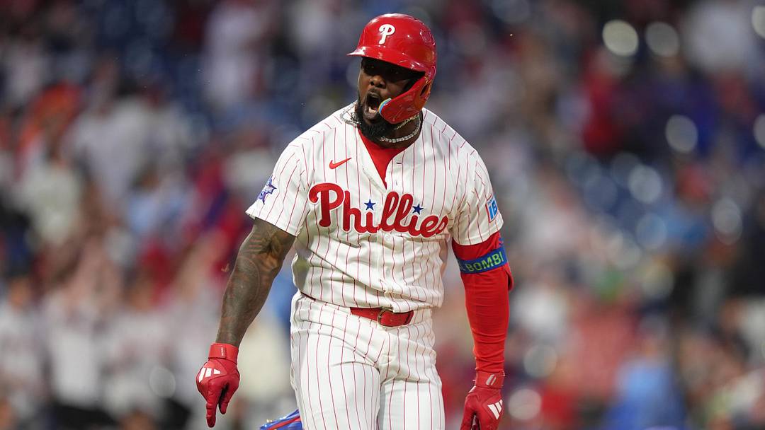 Philadelphia Phillies outfielder Adolis Garcia.