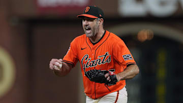 San Francisco Giants starting pitcher Justin Verlander