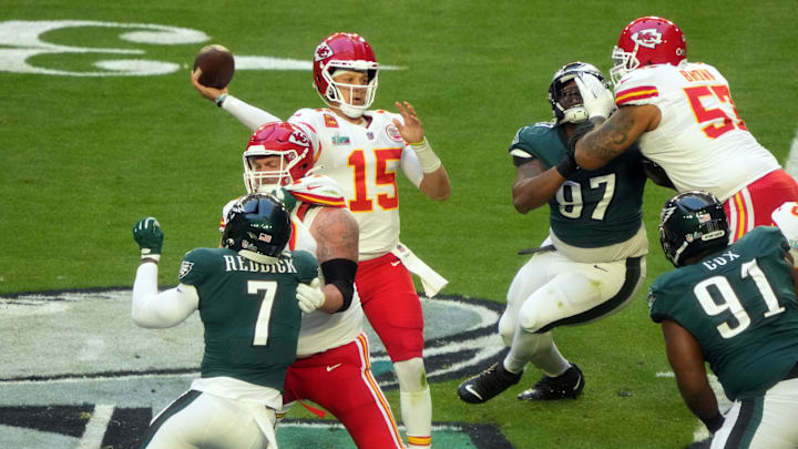 The Chiefs are 1.5-point favorites to the Eagles in Super Bowl 59. The Chiefs are 1.5-point favorites to the Eagles in Super Bowl 59.