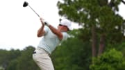 Rory McIlroy hits from the 4th tee box during the final round of the 2024 U.S. Open. 