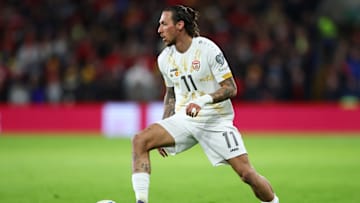 Darko Churlinov im Trikot der nordmazedonischen Nationalmannschaft