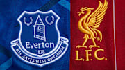 The Everton and Liverpool Club Badges