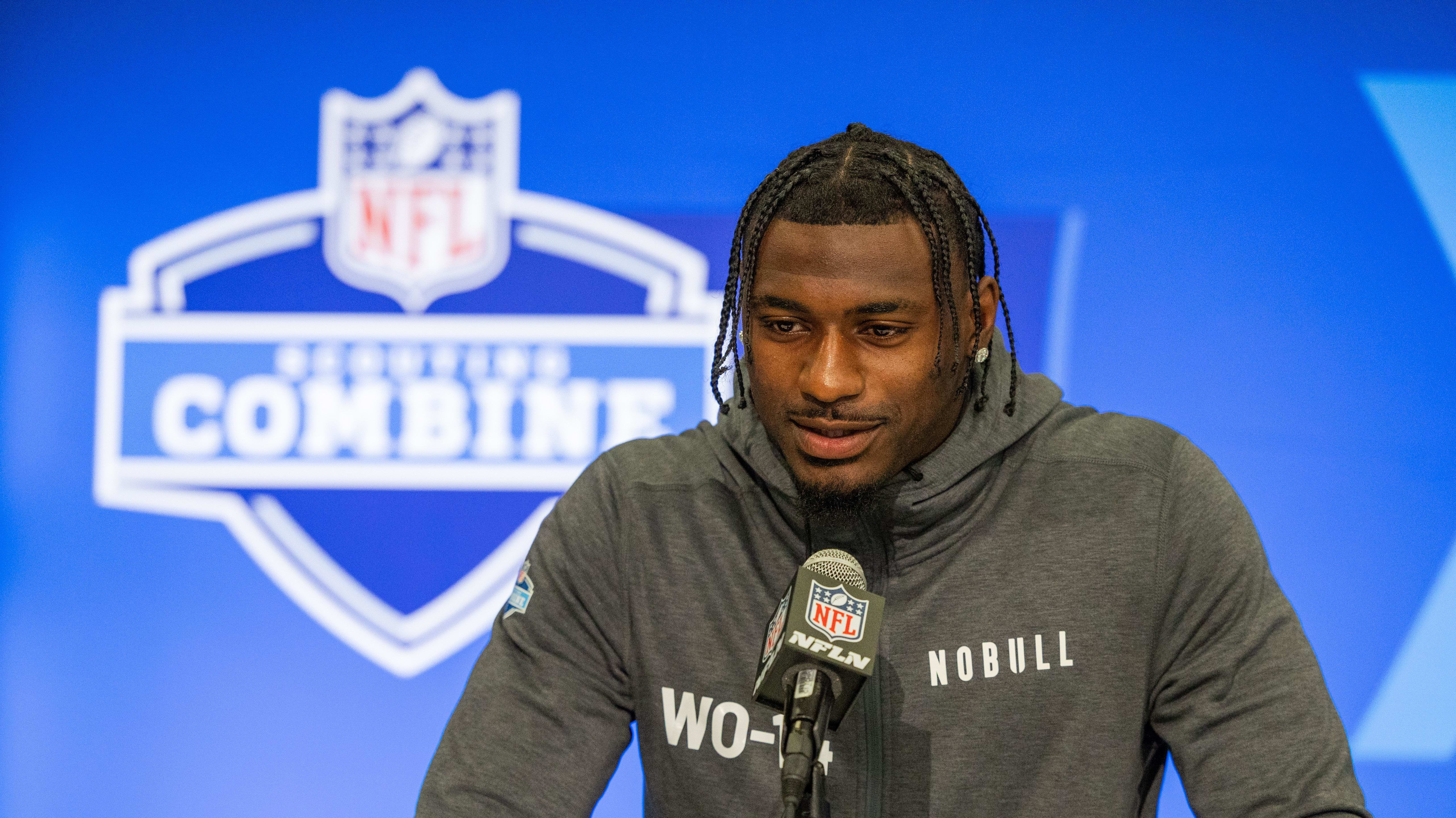 South Carolina wide receiver Xavier Legette (WO14).