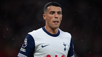 Pedro Porro at Manchester United FC v Tottenham Hotspur FC - Premier League
