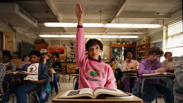 STRANGER THINGS. Priah Ferguson as Erica Sinclair in STRANGER THINGS. Cr. Andrew Cooper/Netflix © 2025