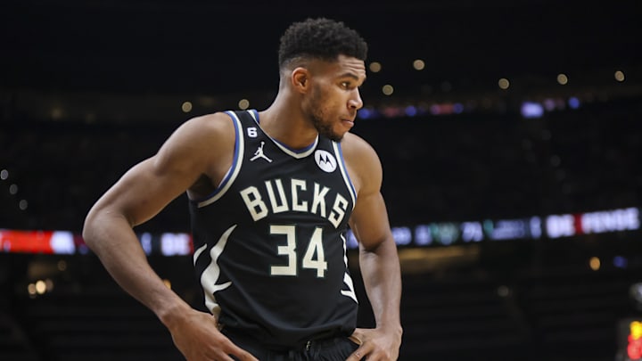 Milwaukee Bucks forward Giannis Antetokounmpo.