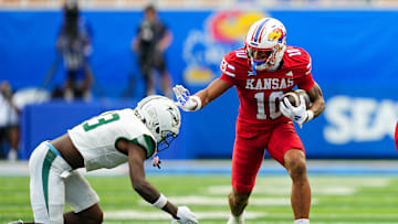 Kansas football receiver Levi Wntz
