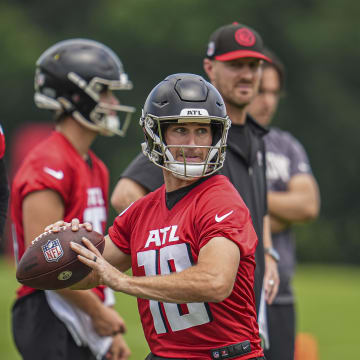 Atlanta Falcons quarterbacks Kirk Cousins and Michael Penix Jr. are roommates at training camp.