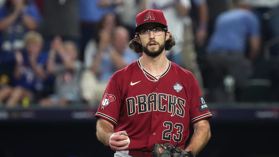 Zac Gallen is 7-12 with a 5.60 ERA for the Arizona Diamondbacks during the 2025 MLB season. | Joe Rondone/The Republic / USA TODAY NETWORK via Imagn Images